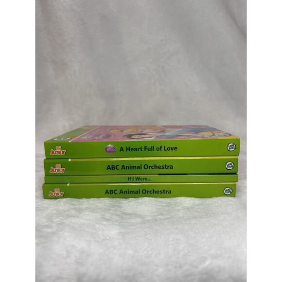 Leap frog Tag Junior Lot Book Reader Reading System 3 Books + Carrying Case - Picture 2 of 13